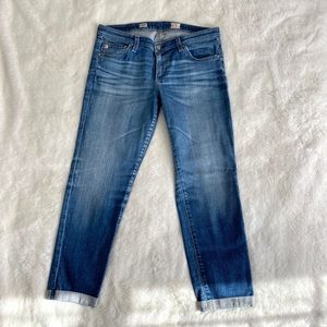 AG Jeans: slit roll-up/ cigarette roll-up